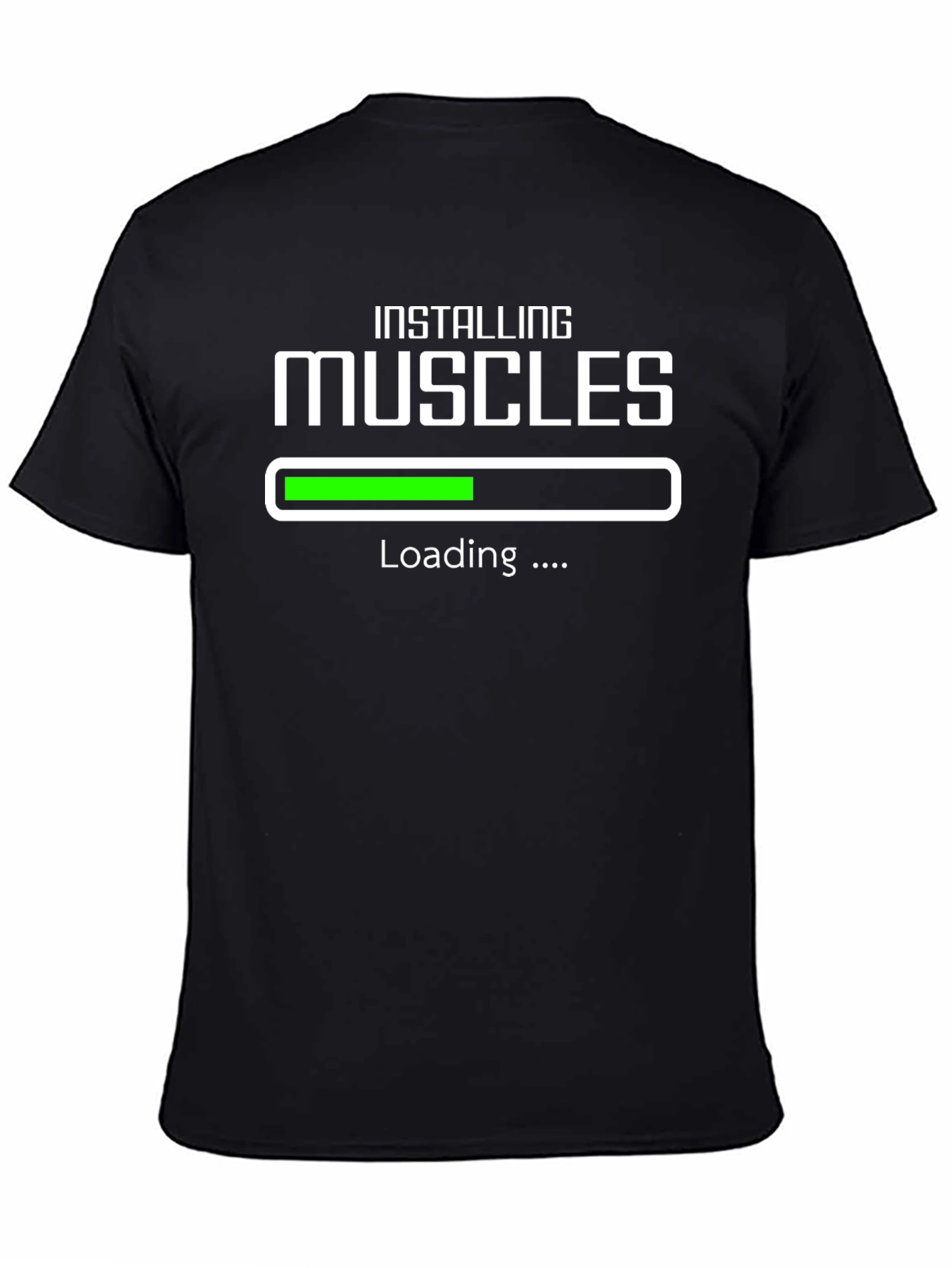 Installing Muscles Funny Gym T-Shirt