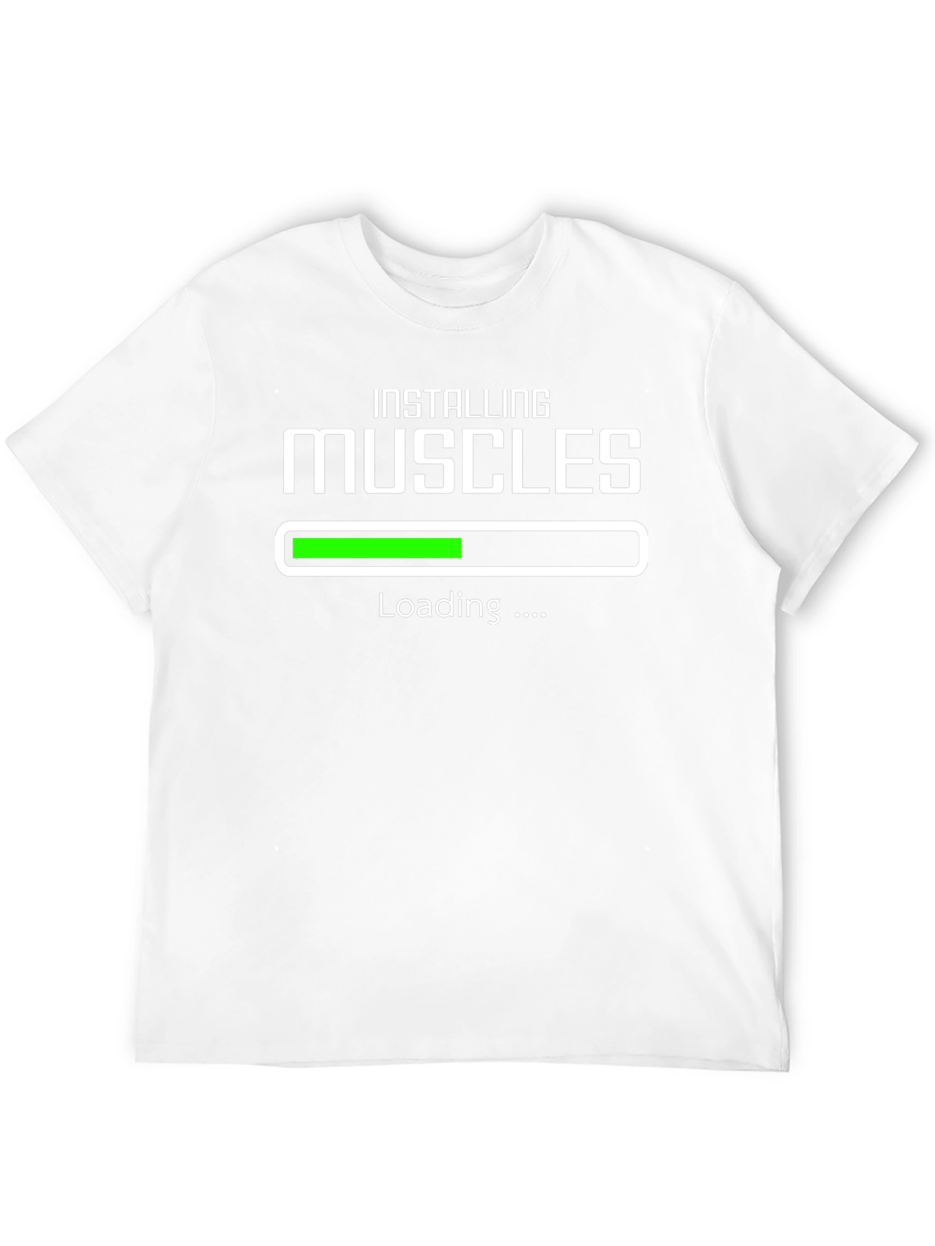 Installing Muscles Funny Gym T-Shirt