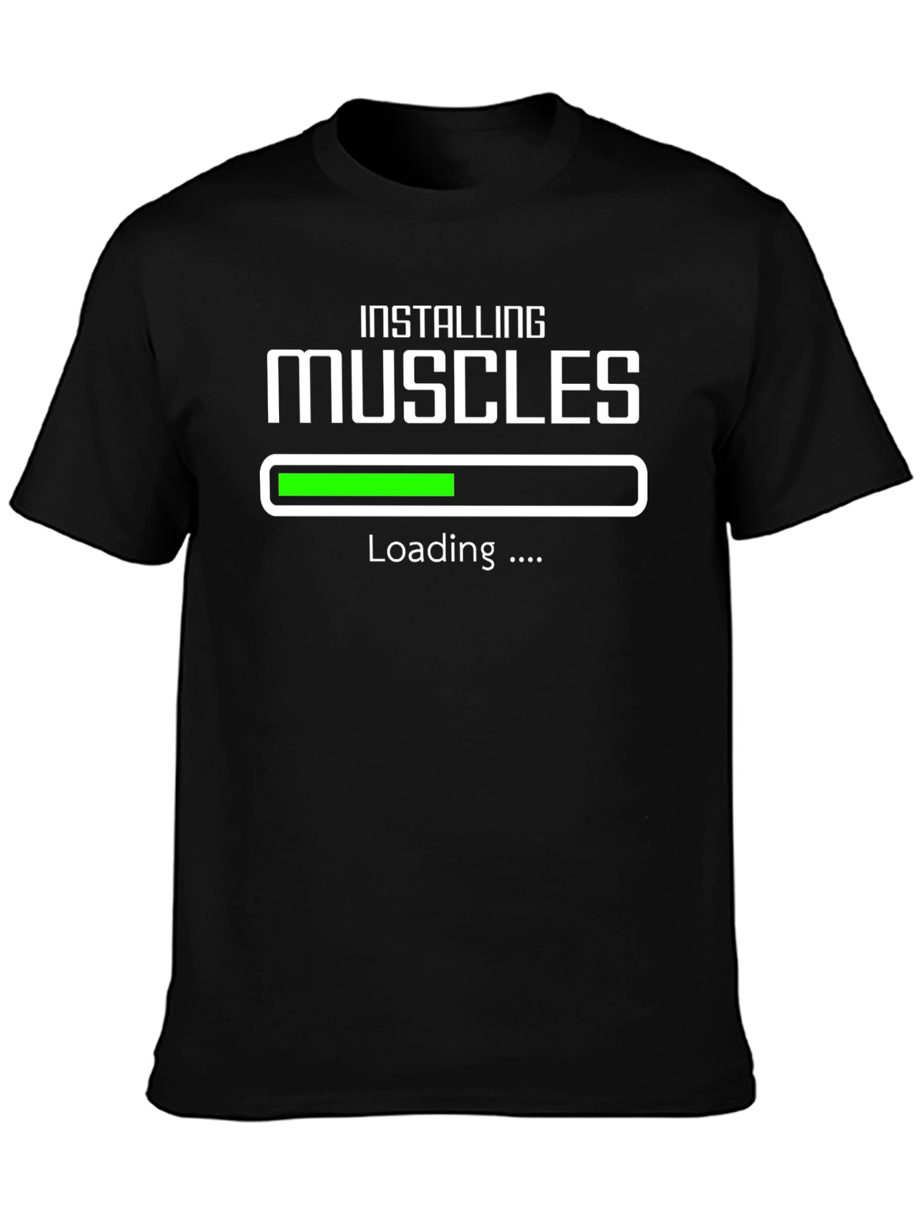 Installing Muscles Funny Gym T-Shirt