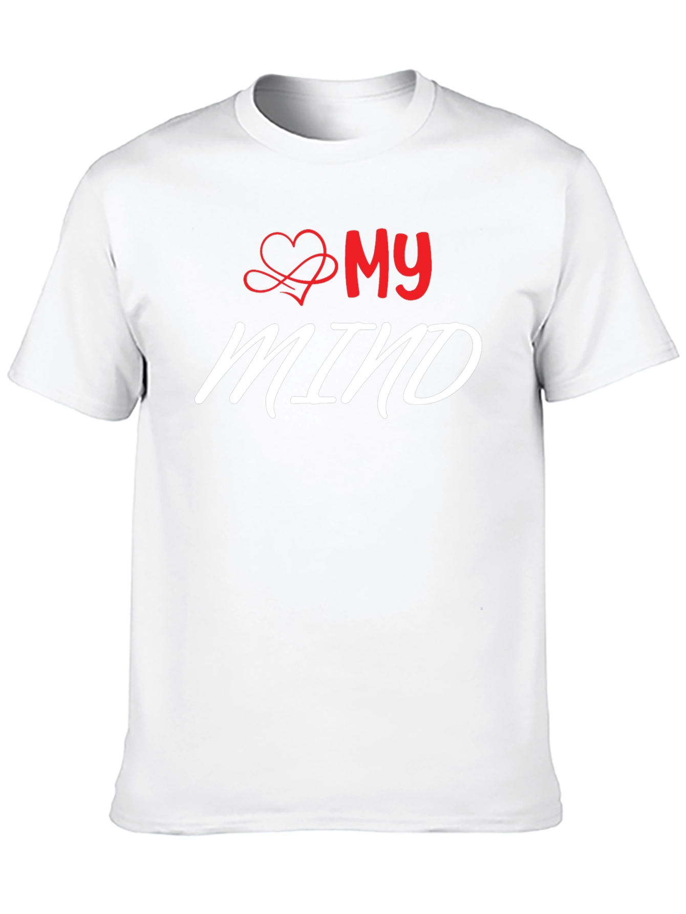 My Mind T-Shirt - Love Heart Graphic Tee