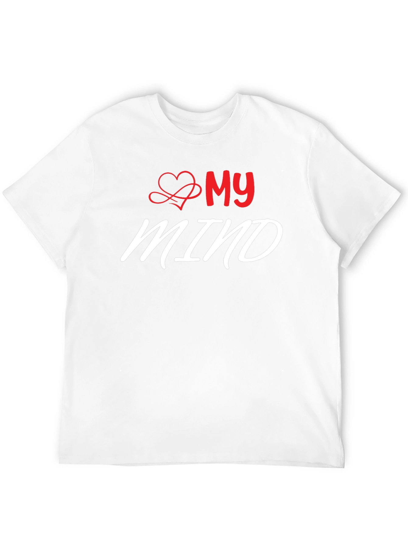My Mind T-Shirt - Love Heart Graphic Tee