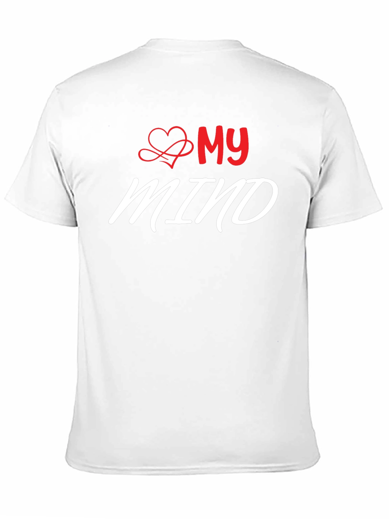 My Mind T-Shirt - Love Heart Graphic Tee