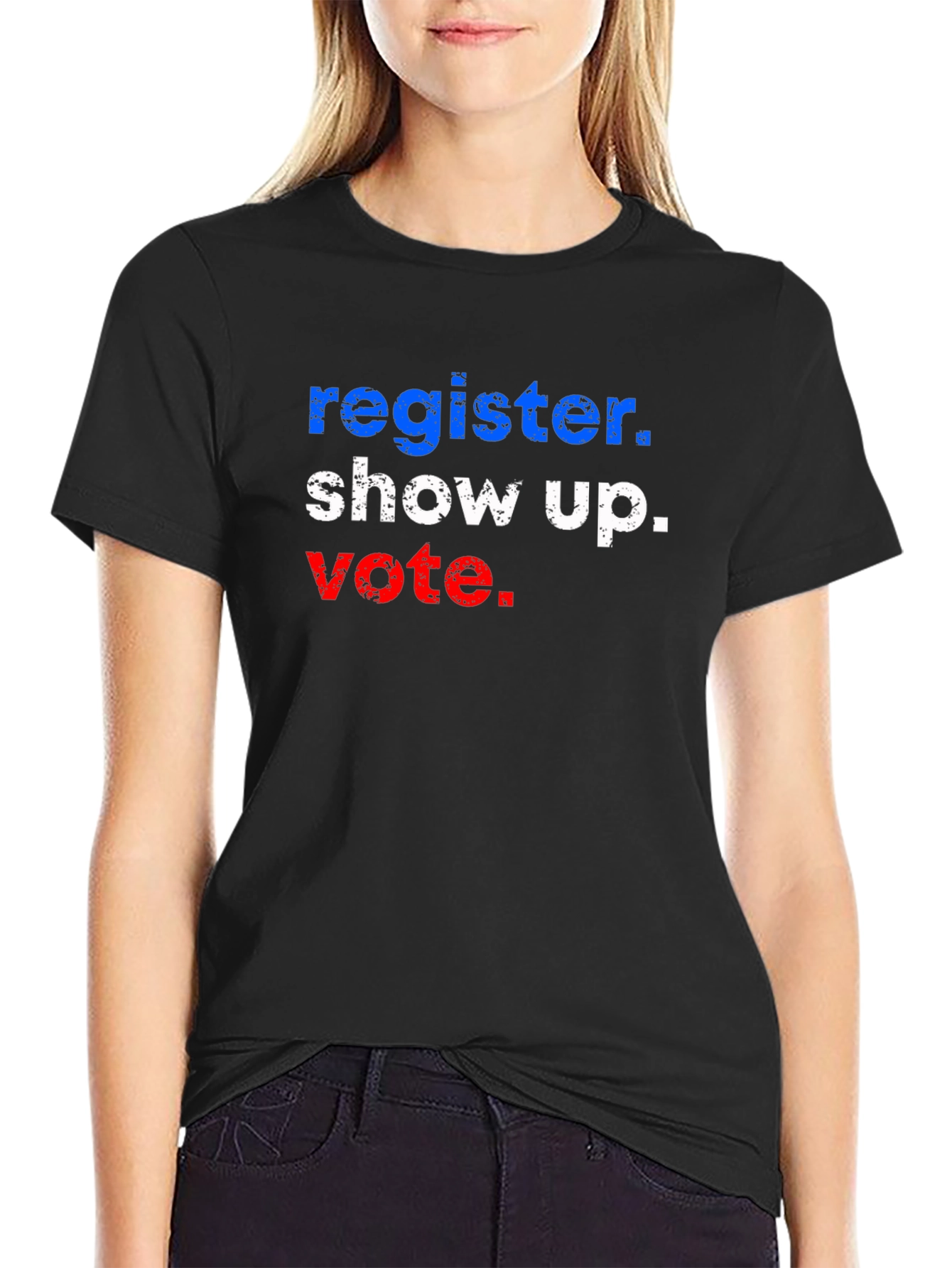 Register Show Up Vote Graphic T-Shirt