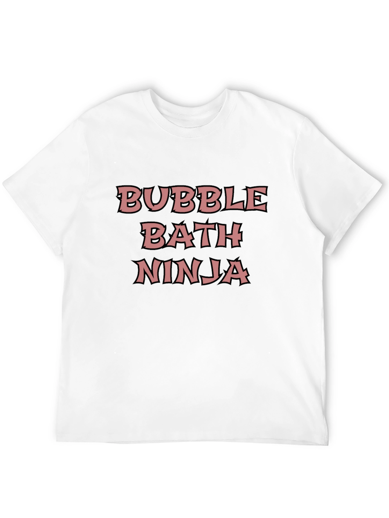 Bubble Bath Ninja Graphic T-Shirt - Funny Novelty Tee