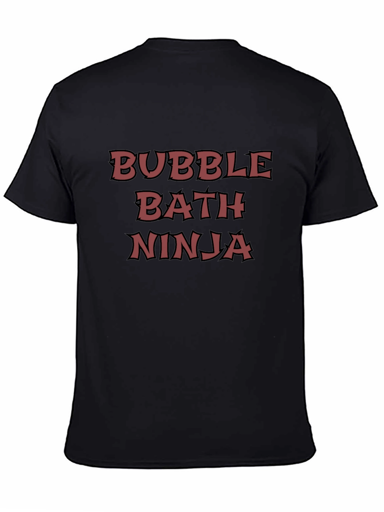 Bubble Bath Ninja Graphic T-Shirt - Funny Novelty Tee
