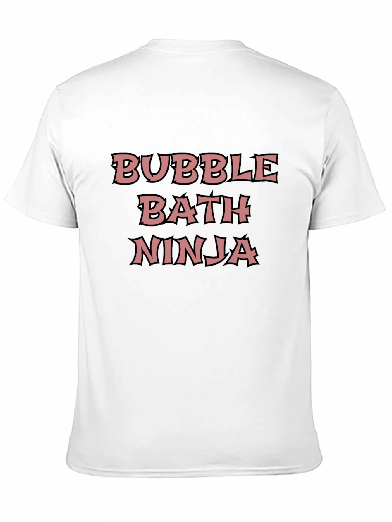 Bubble Bath Ninja Graphic T-Shirt - Funny Novelty Tee