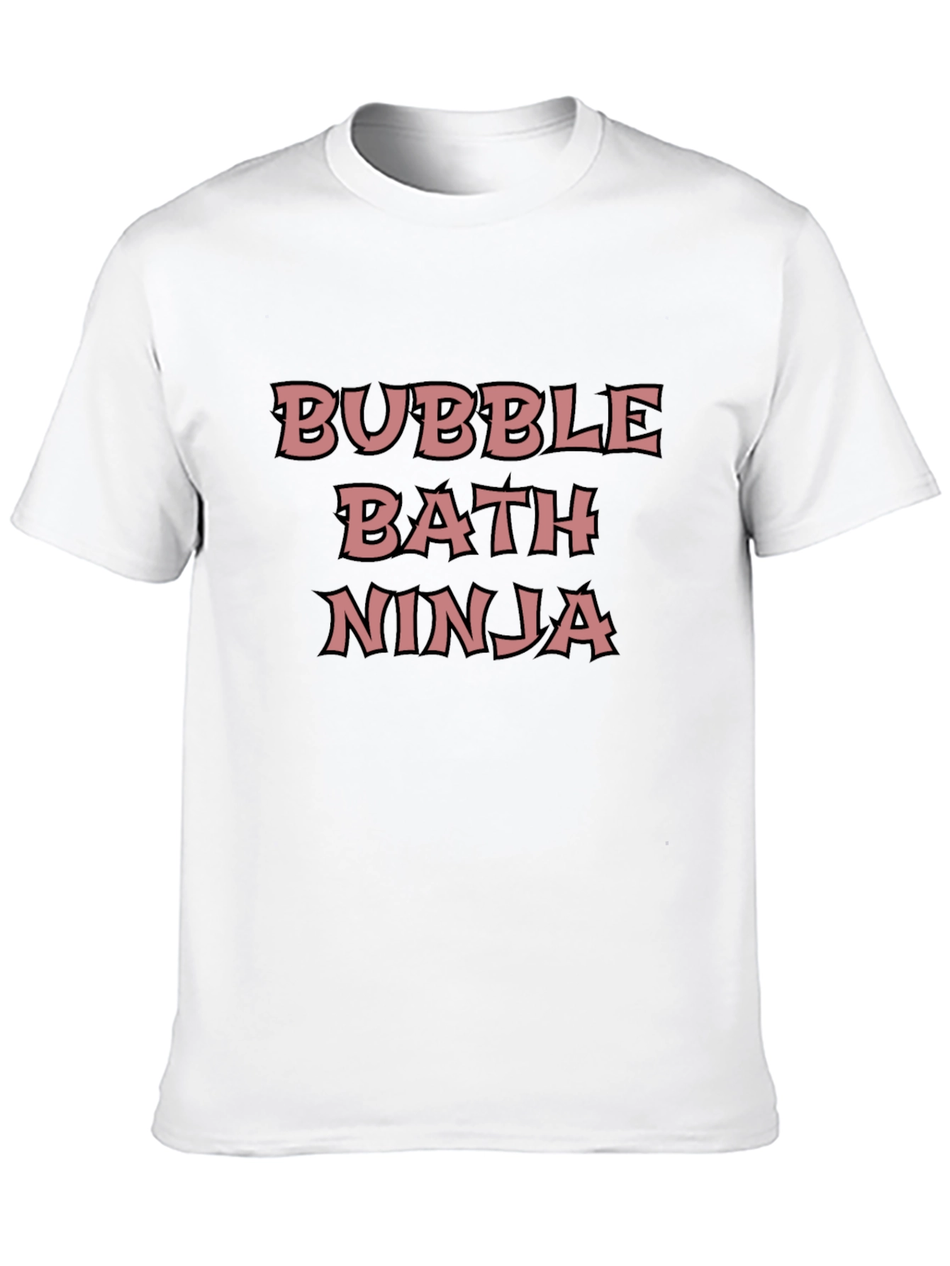 Bubble Bath Ninja Graphic T-Shirt - Funny Novelty Tee