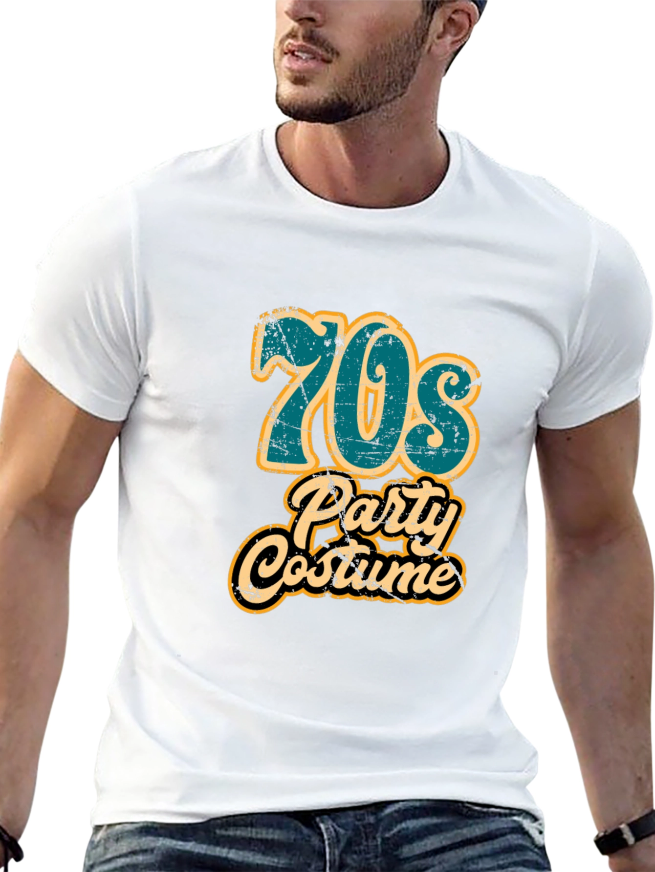 Retro 70s Party Costume T-Shirt