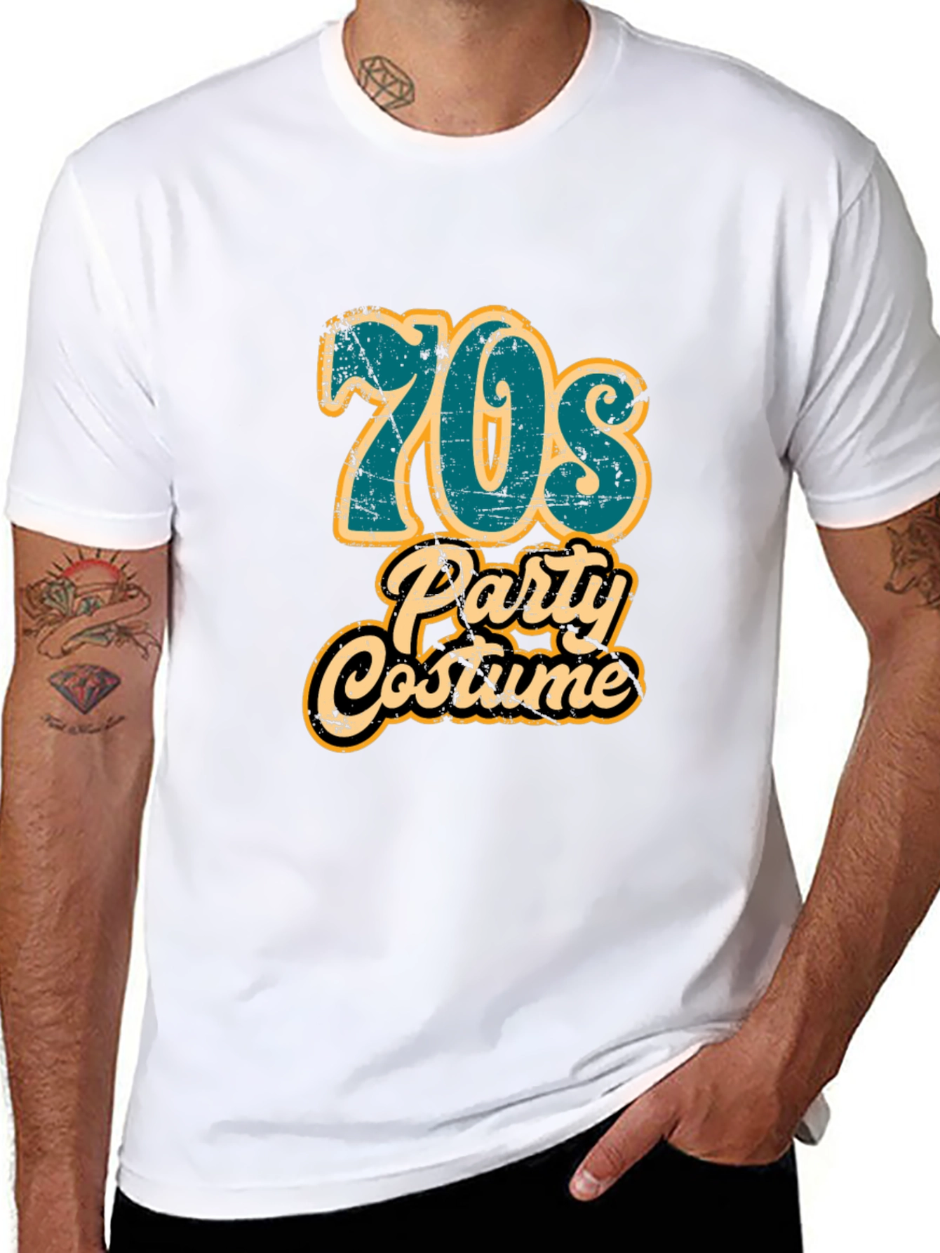 Retro 70s Party Costume T-Shirt