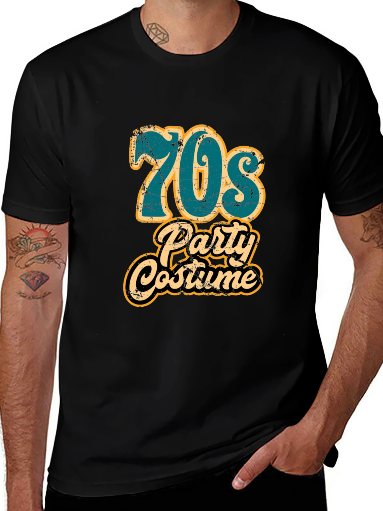 Retro 70s Party Costume T-Shirt