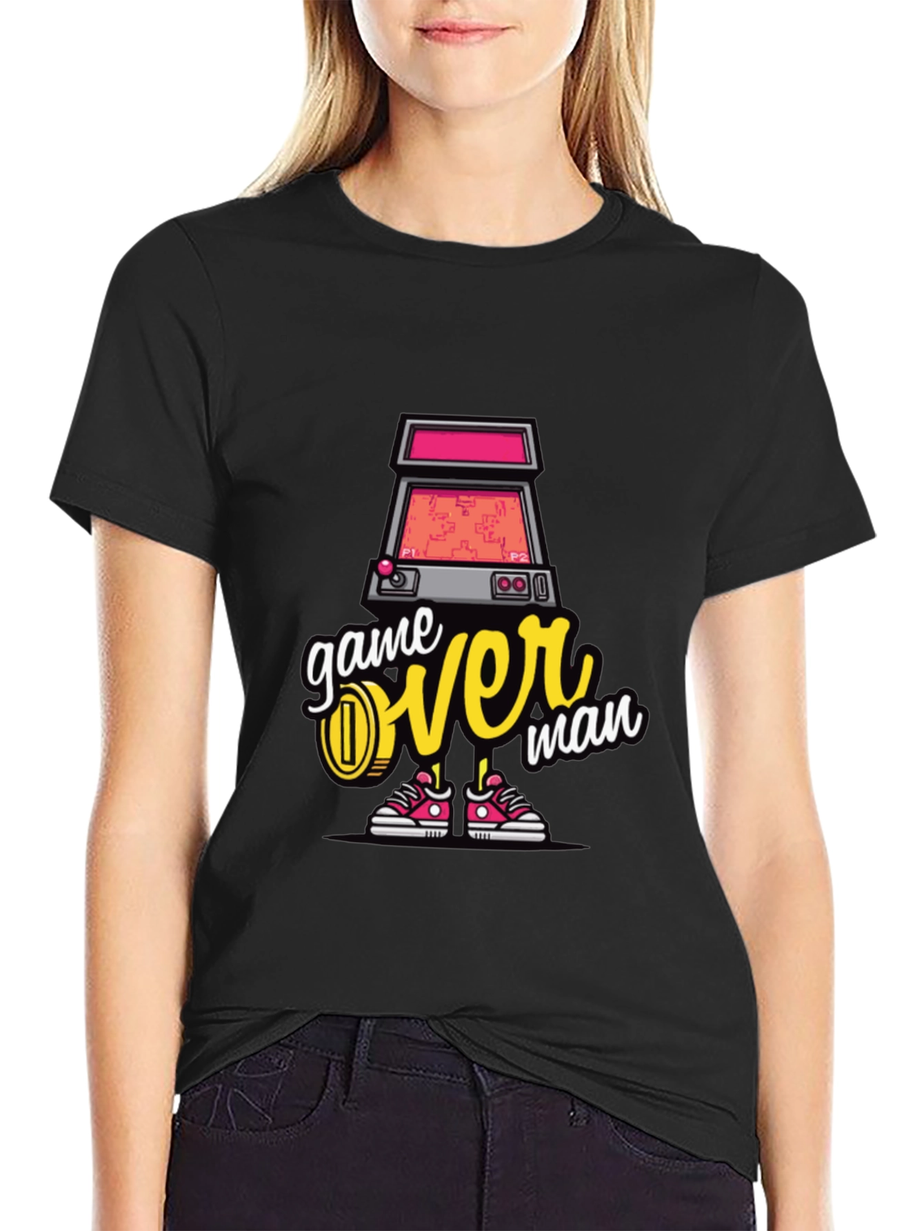 Game Over Man Graphic Tee - Gamer T-Shirt