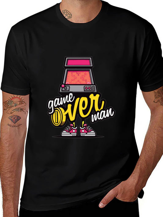 Game Over Man Graphic Tee - Gamer T-Shirt