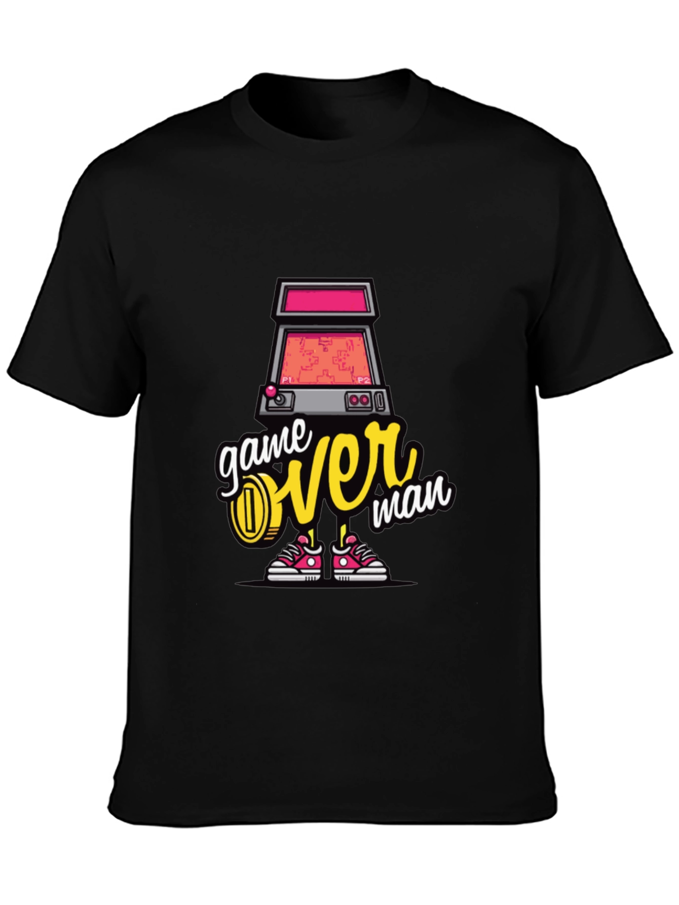 Game Over Man Graphic Tee - Gamer T-Shirt