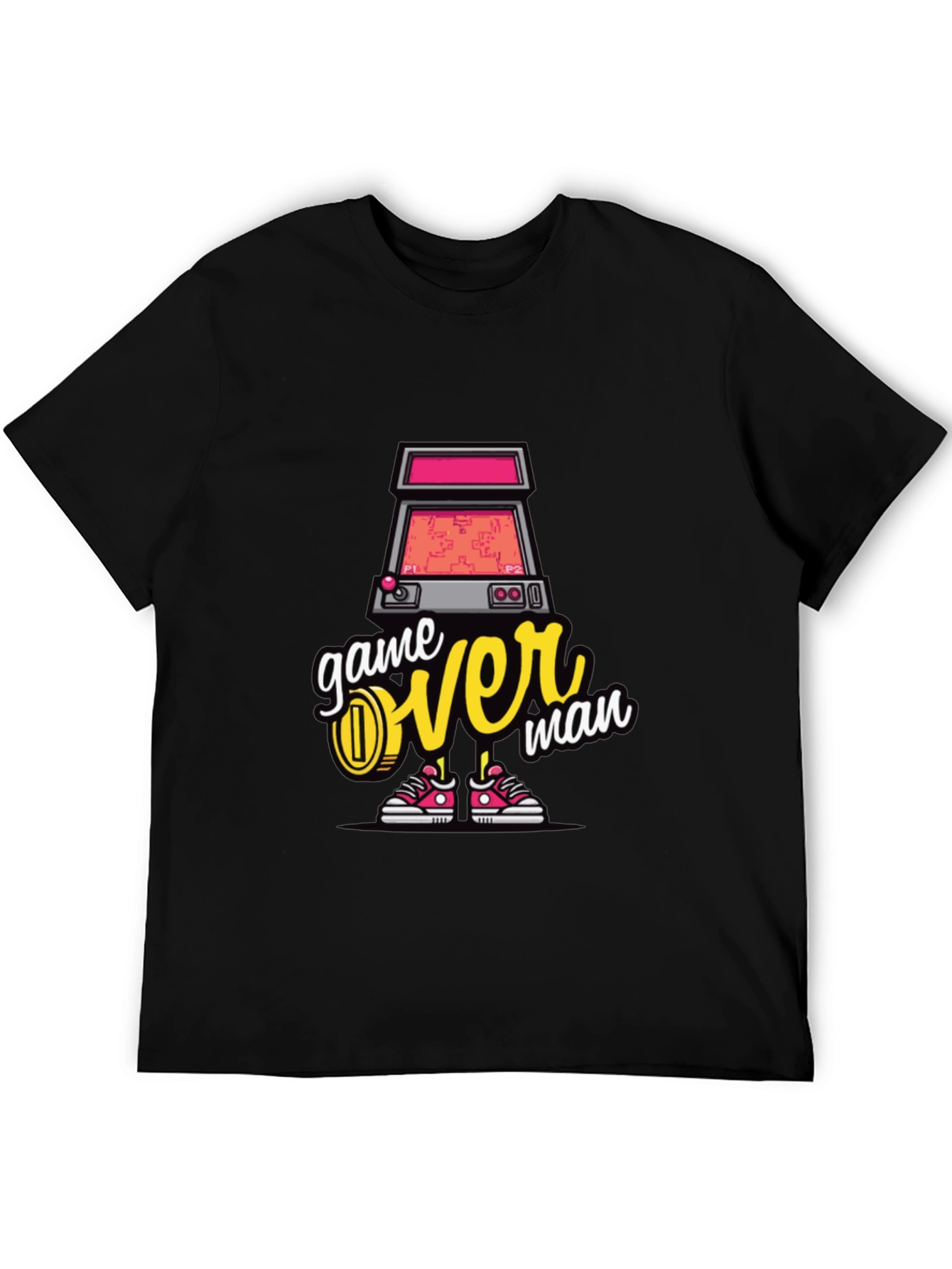 Game Over Man Graphic Tee - Gamer T-Shirt