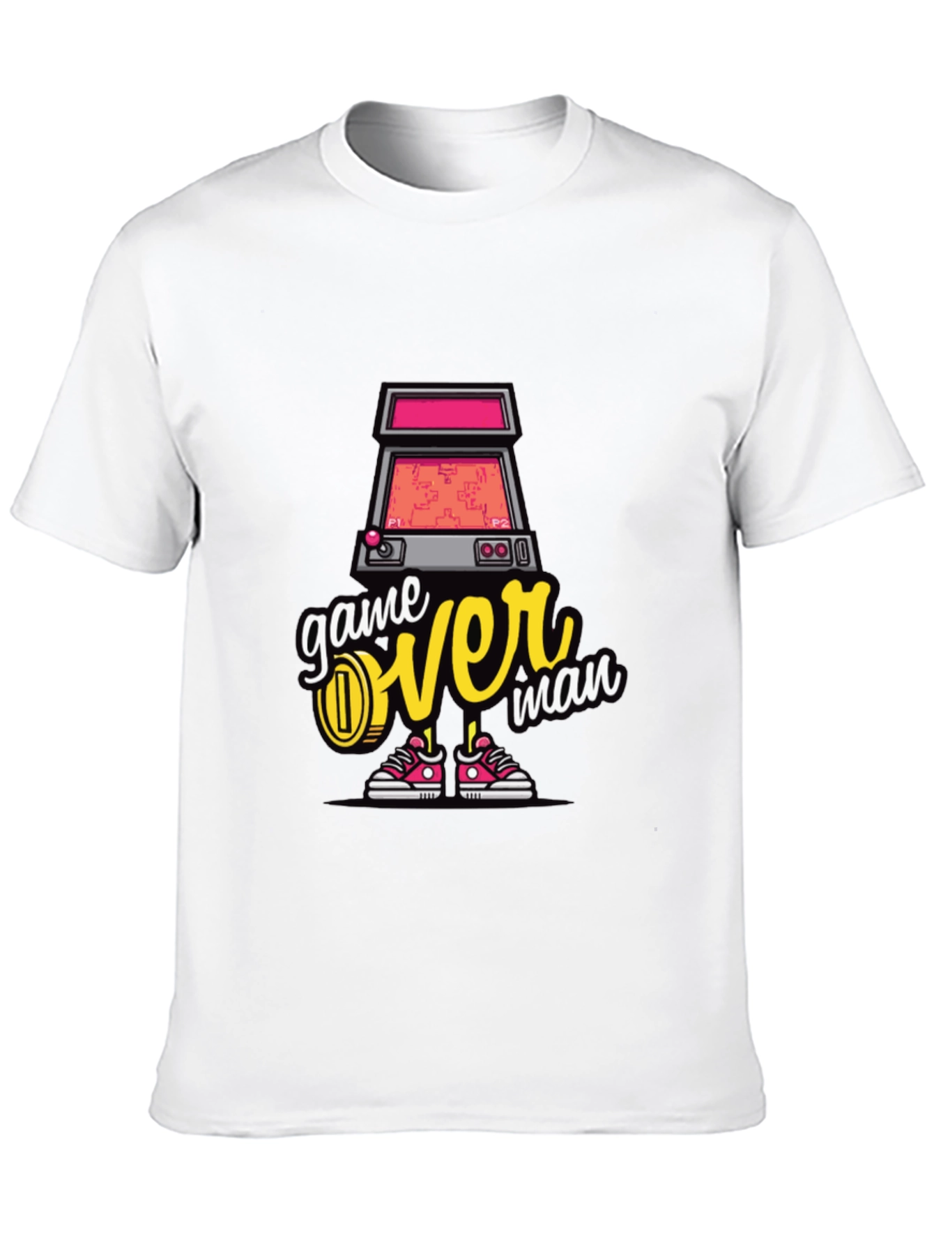 Game Over Man Graphic Tee - Gamer T-Shirt