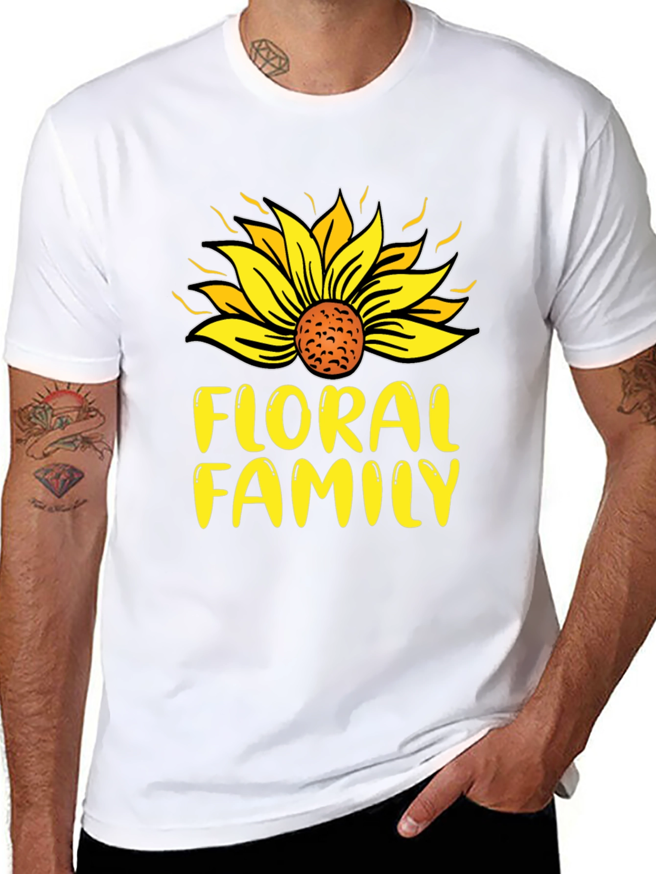 Floral Family Sunflower T-Shirt