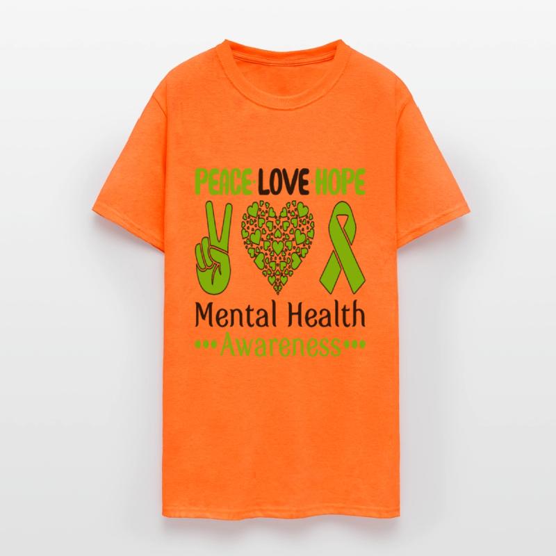 Peace Love Hope Mental Health Awareness Let’s