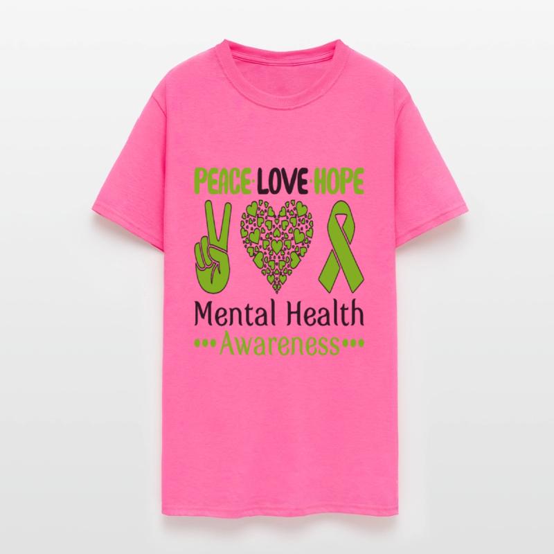 Peace Love Hope Mental Health Awareness Let’s