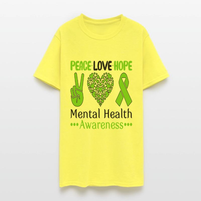 Peace Love Hope Mental Health Awareness Let’s