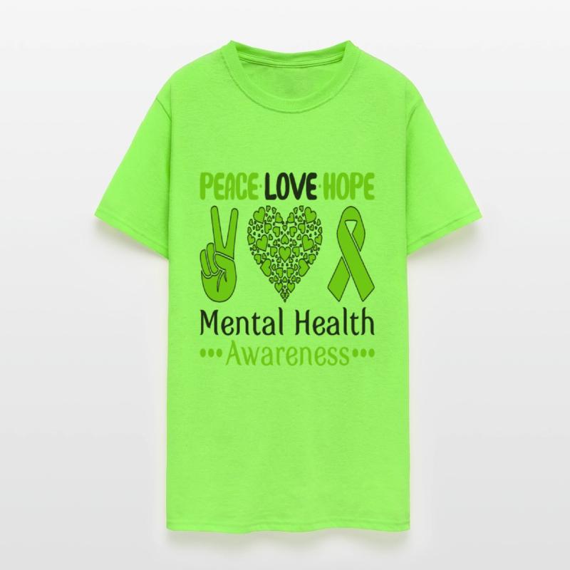 Peace Love Hope Mental Health Awareness Let’s