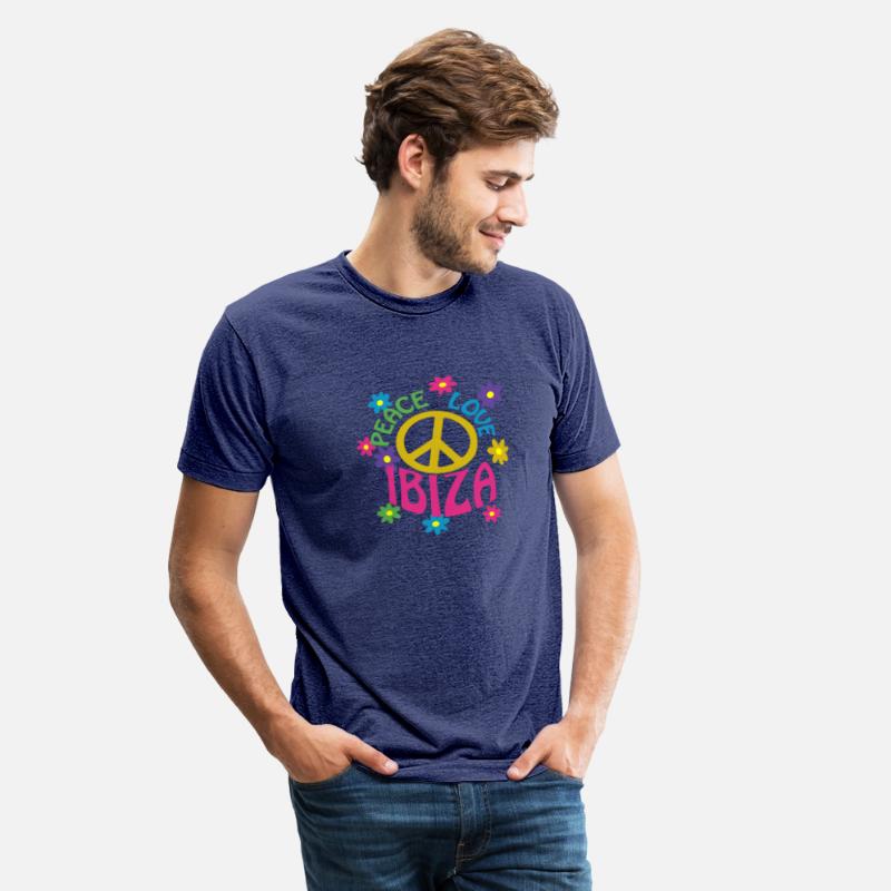 Peace Love Ibiza - Hippie Flower Power