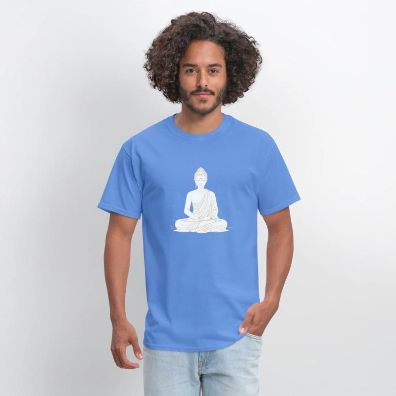 Peaceful Buddha Silhouette Art
