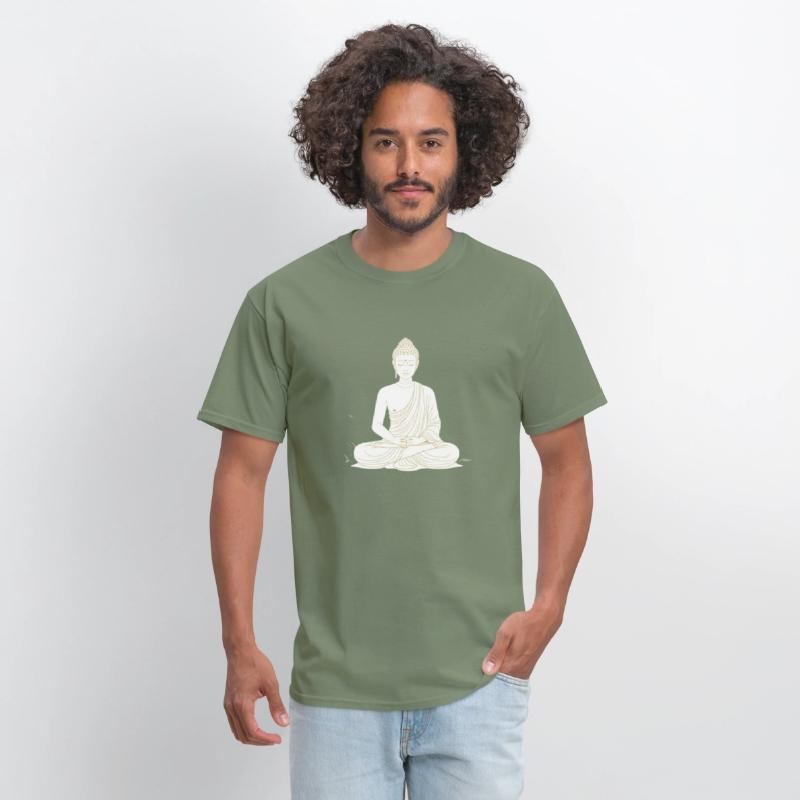 Peaceful Buddha Silhouette Art