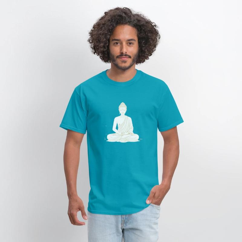 Peaceful Buddha Silhouette Art