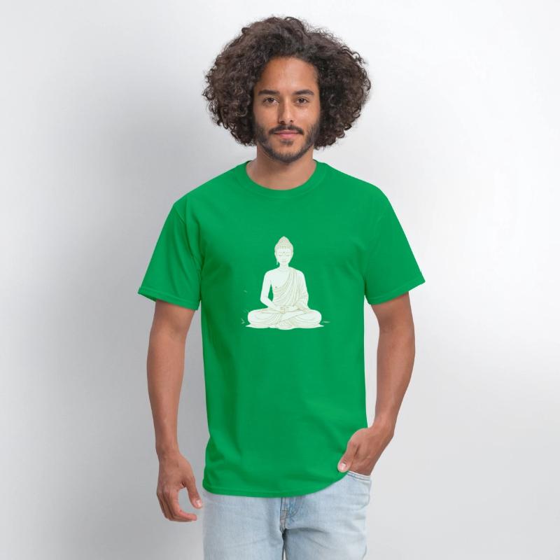 Peaceful Buddha Silhouette Art