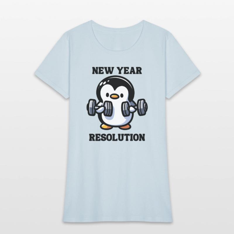 Penguin Fitness - New Year's Resolution Gym