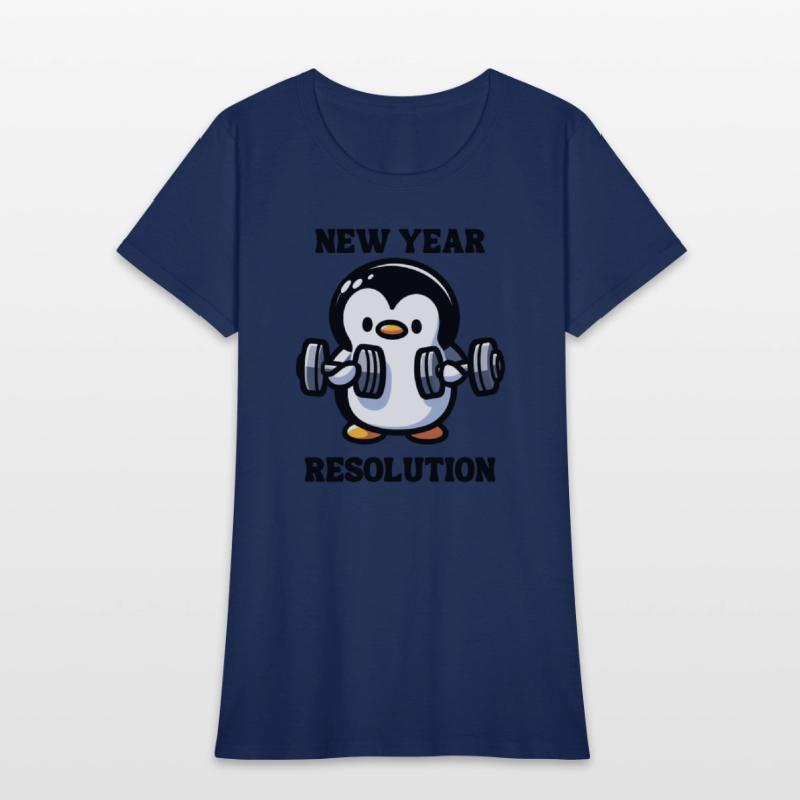 Penguin Fitness - New Year's Resolution Gym