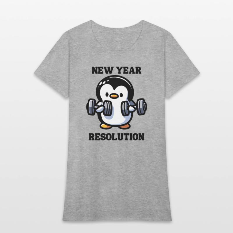 Penguin Fitness - New Year's Resolution Gym