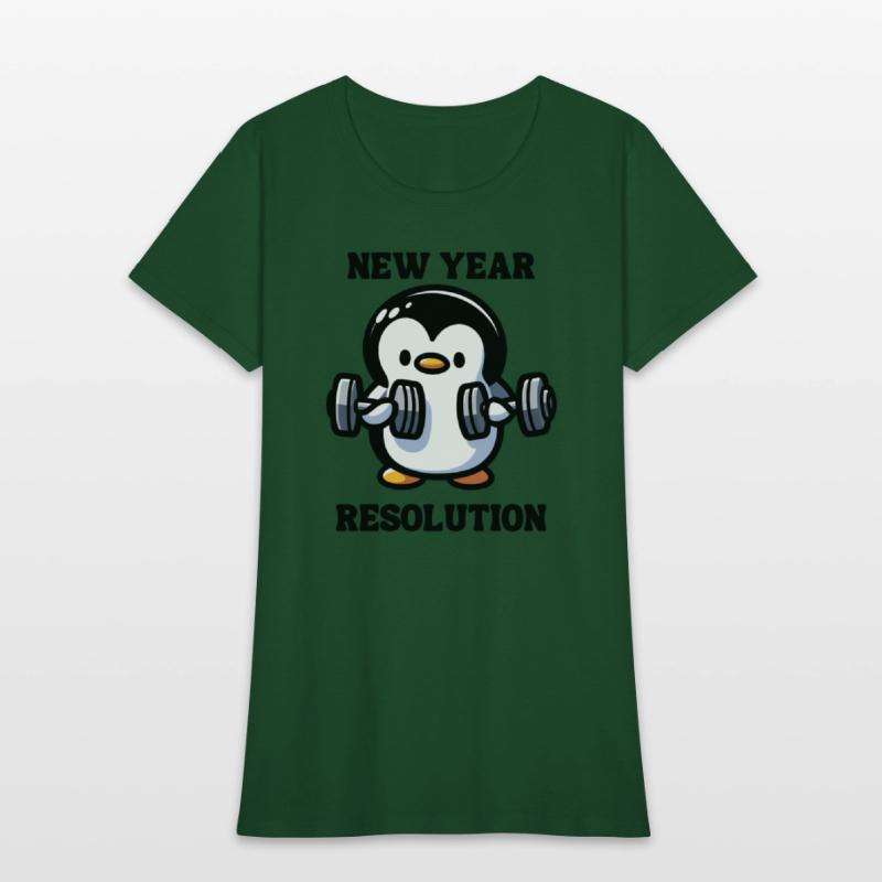 Penguin Fitness - New Year's Resolution Gym
