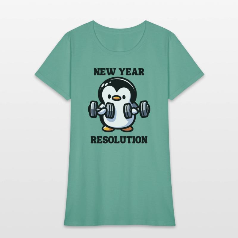Penguin Fitness - New Year's Resolution Gym