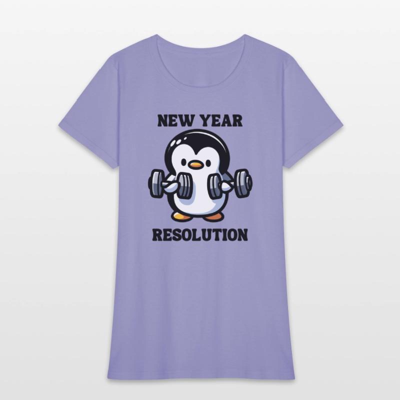 Penguin Fitness - New Year's Resolution Gym