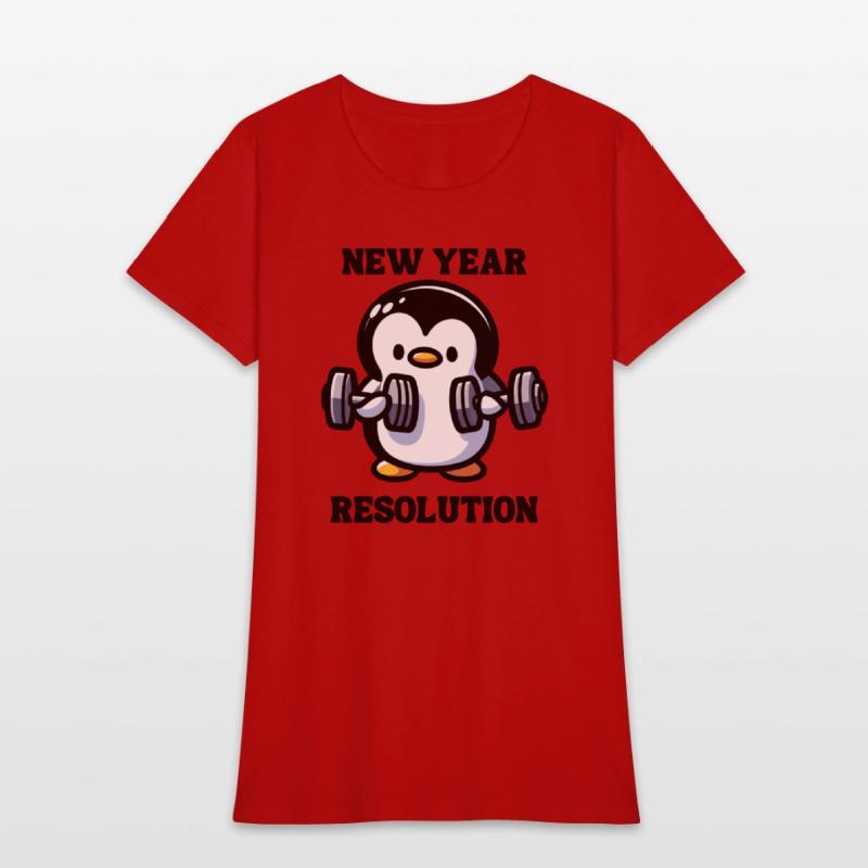 Penguin Fitness - New Year's Resolution Gym
