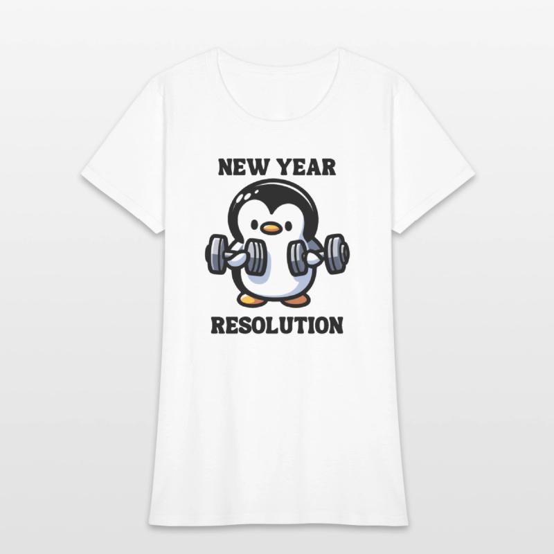 Penguin Fitness - New Year's Resolution Gym