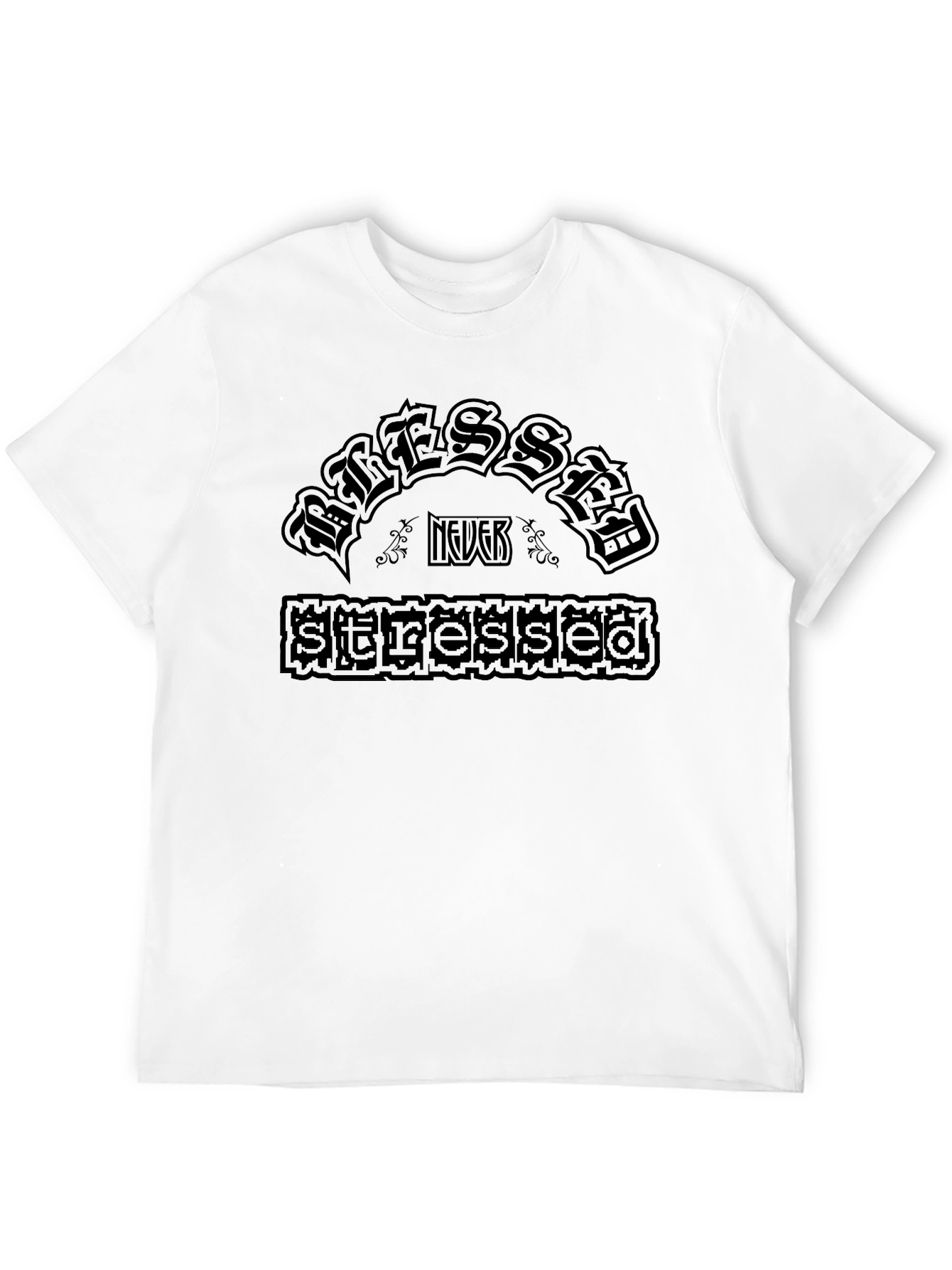 Blessed Not Stressed Graphic T-Shirt