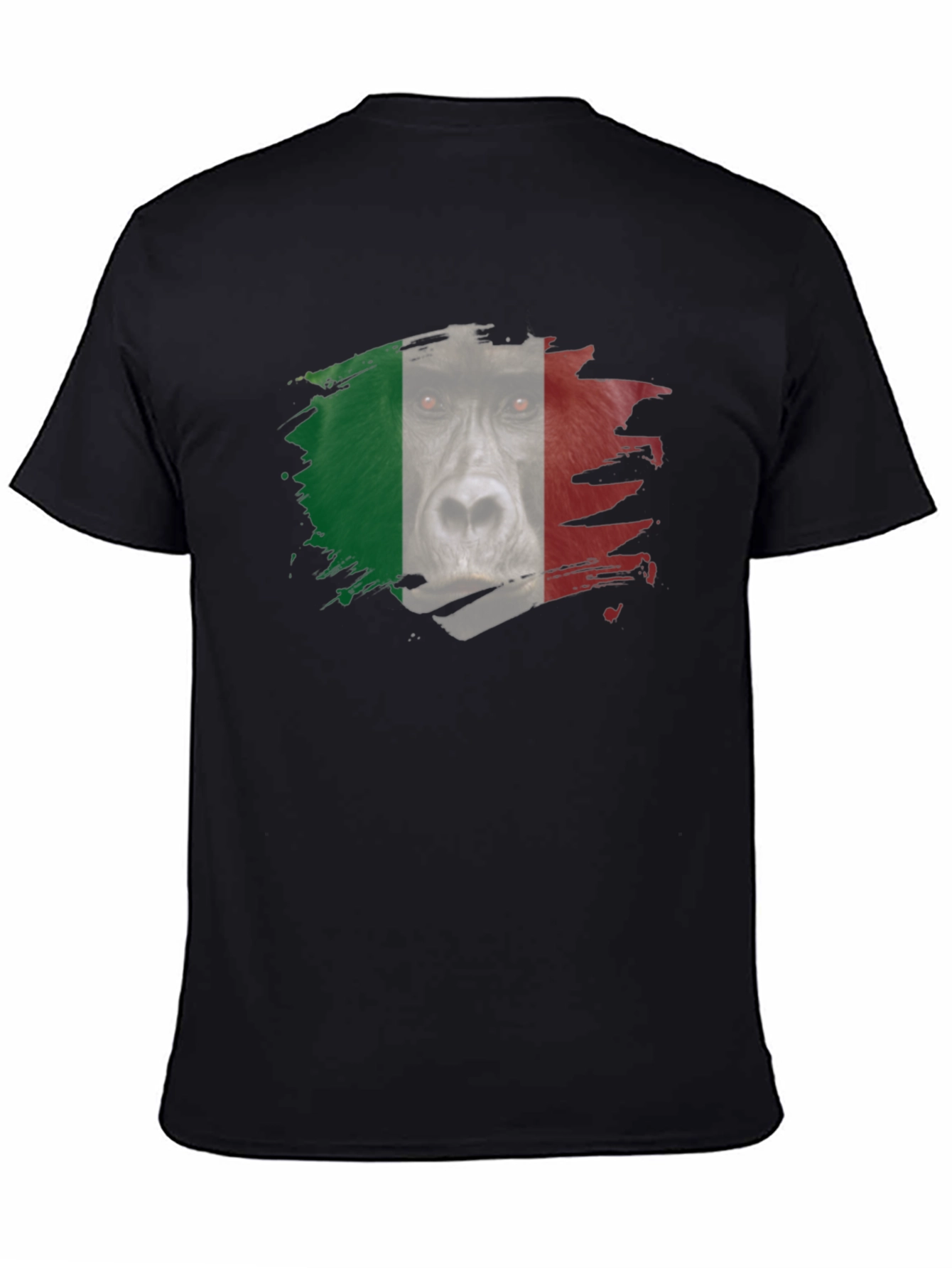 Gorilla Italy Flag T-Shirt