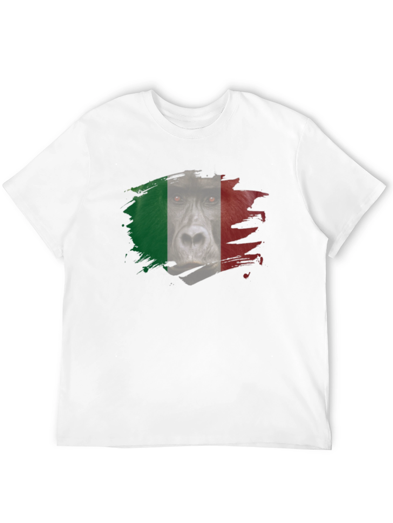 Gorilla Italy Flag T-Shirt