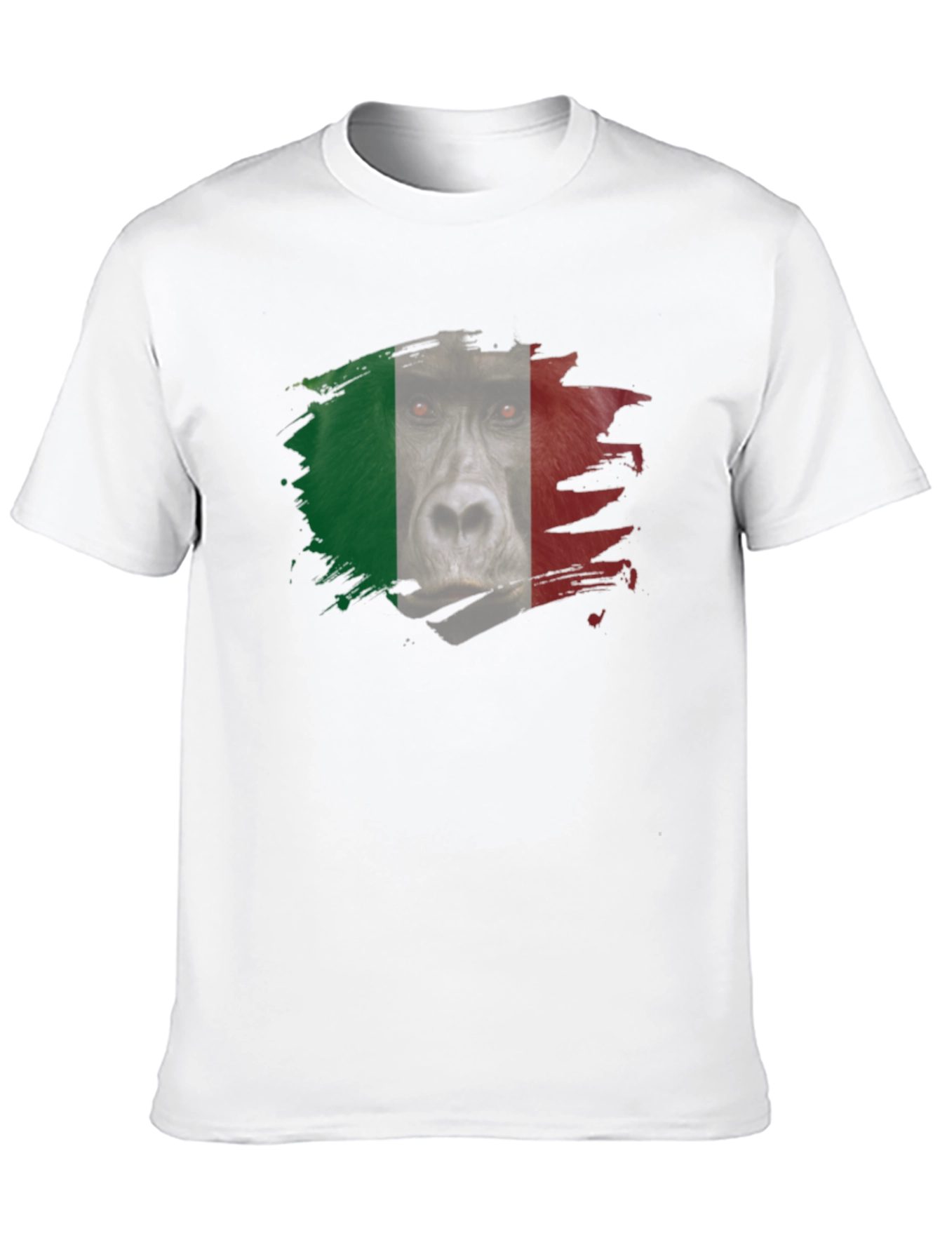 Gorilla Italy Flag T-Shirt