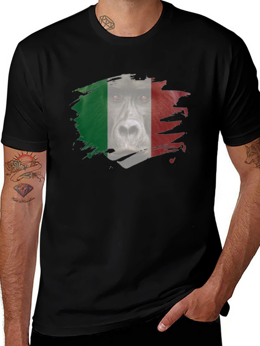 Gorilla Italy Flag T-Shirt