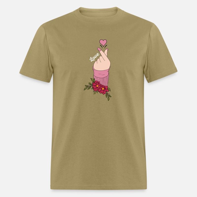 Pink Floral Snap Heart Love