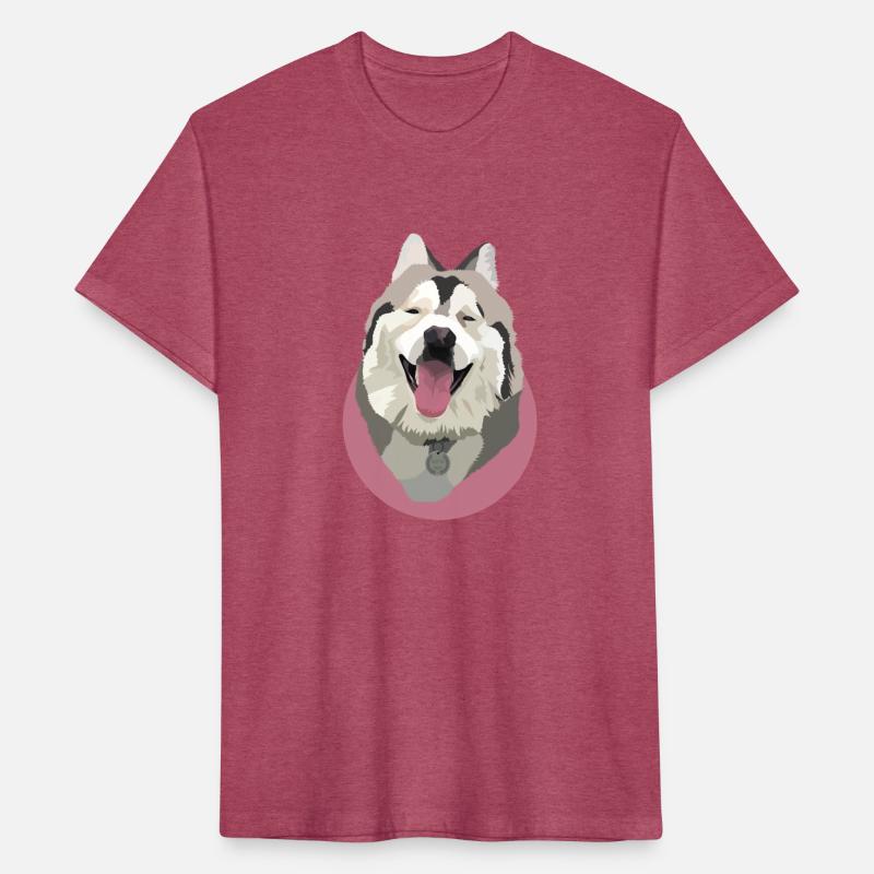 Pink Siberian Husky