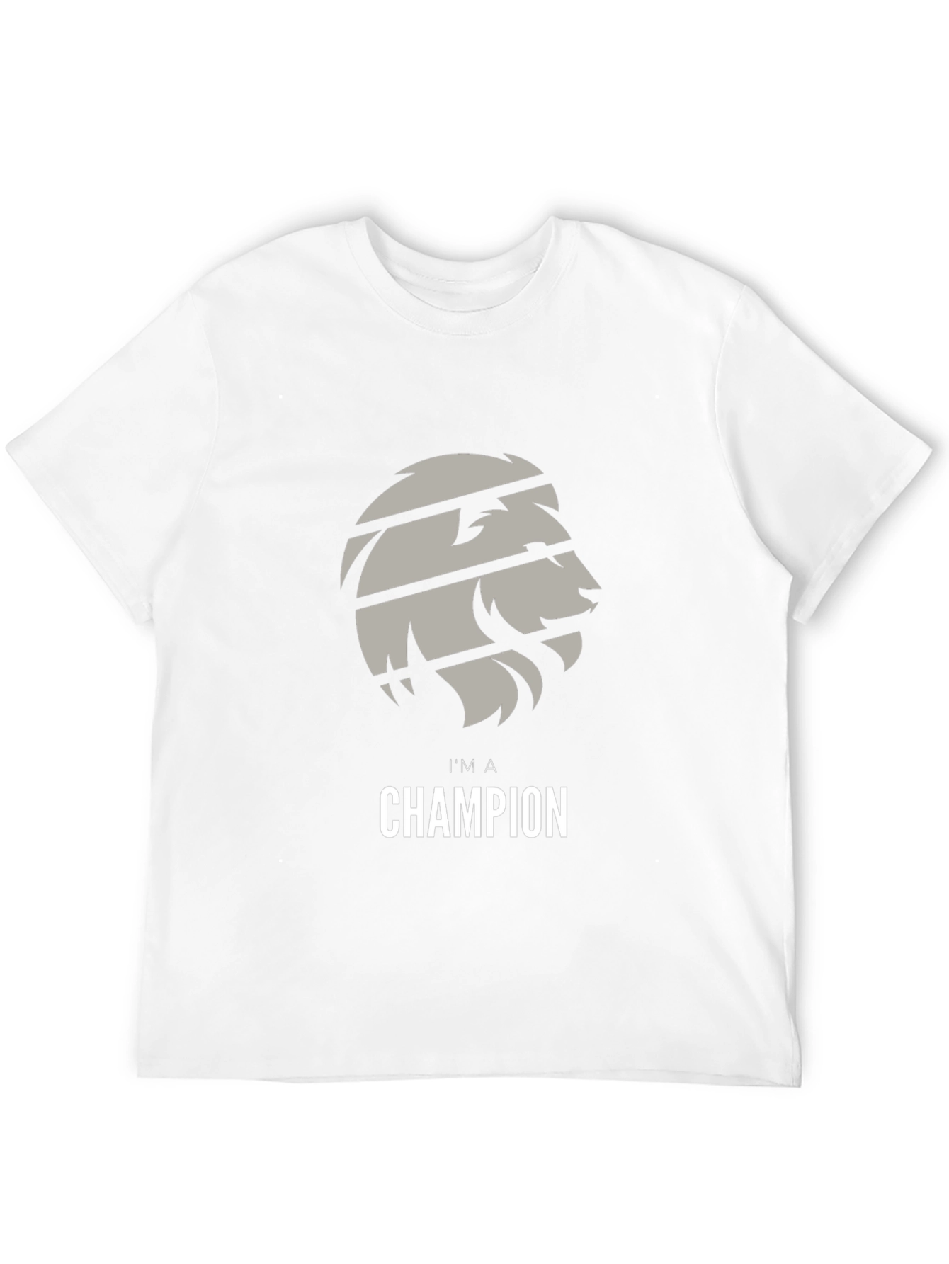 Im A Champion Lion Graphic T-Shirt