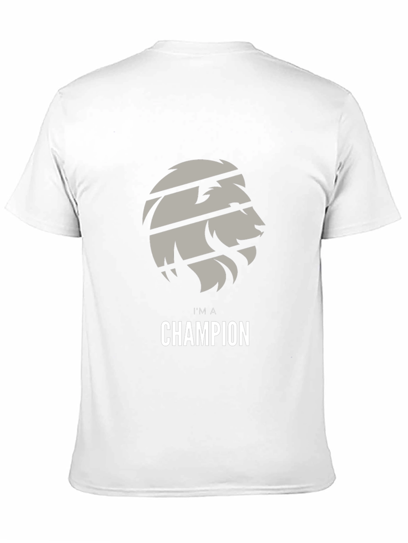 Im A Champion Lion Graphic T-Shirt