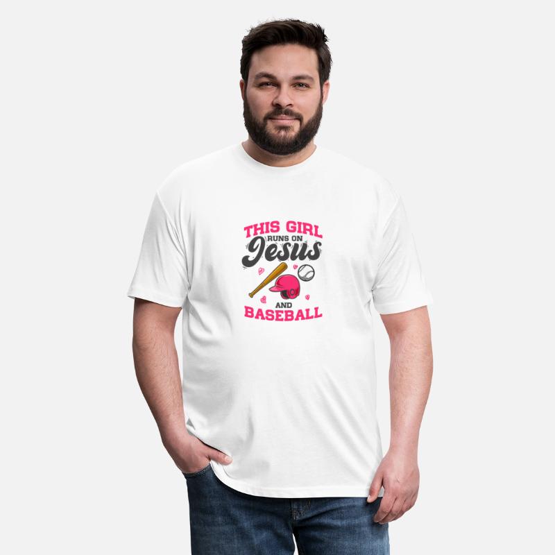 Pitcher Bat This Girl Runs On Jesus And Baseball