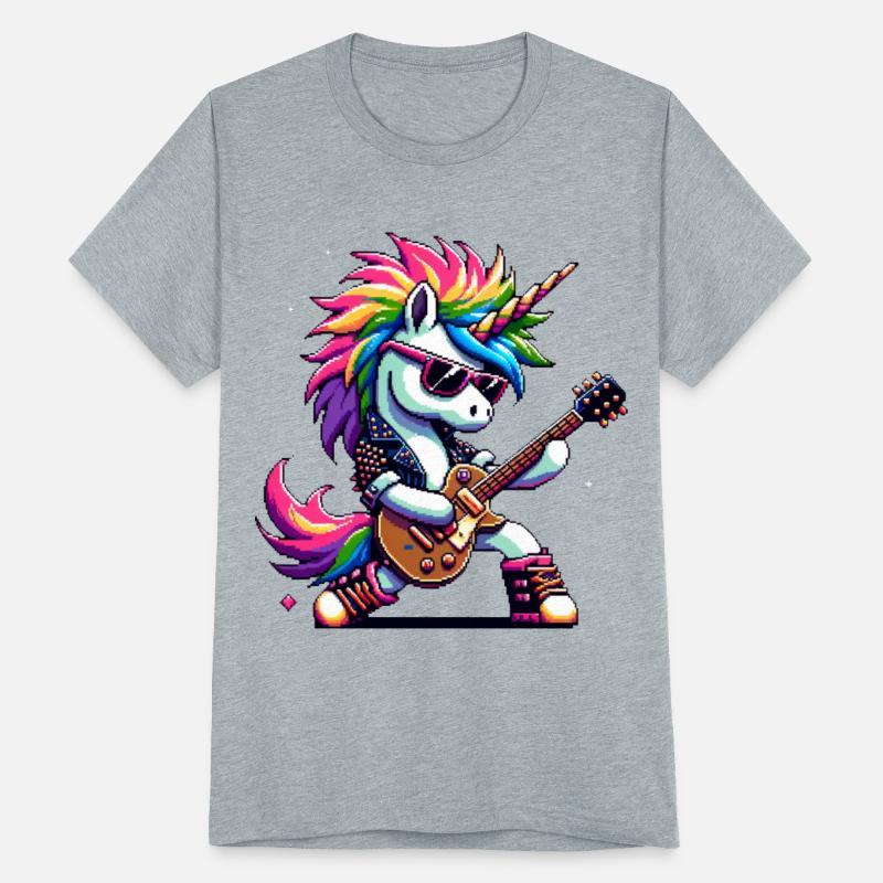 Pixel Punk Rock Unicorn
