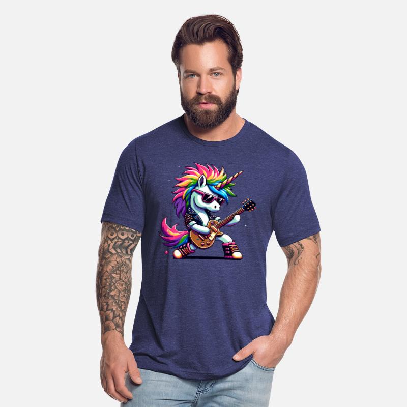 Pixel Punk Rock Unicorn