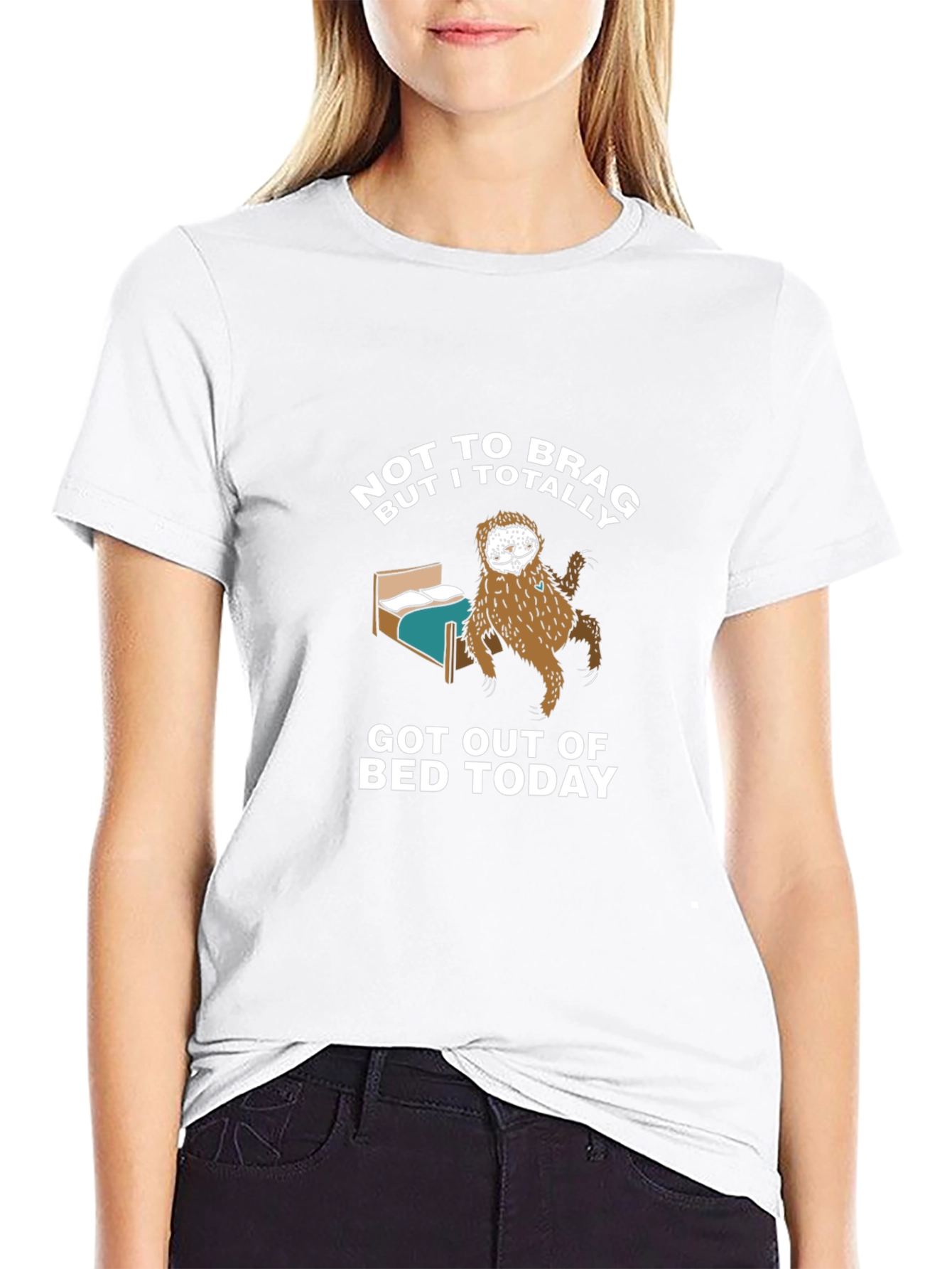 Funny Sloth Got Out of Bed T-Shirt